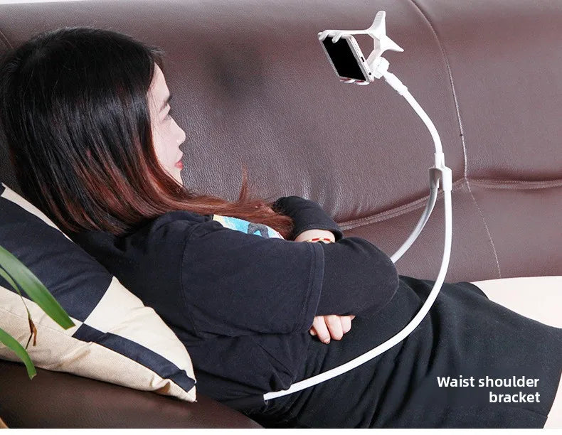 Rotatable Lazy Neck Phone Stand Holder 360 Degree Mobile Necklace Bracket Bed for Smartphones - Hands-Free Hanging Stan