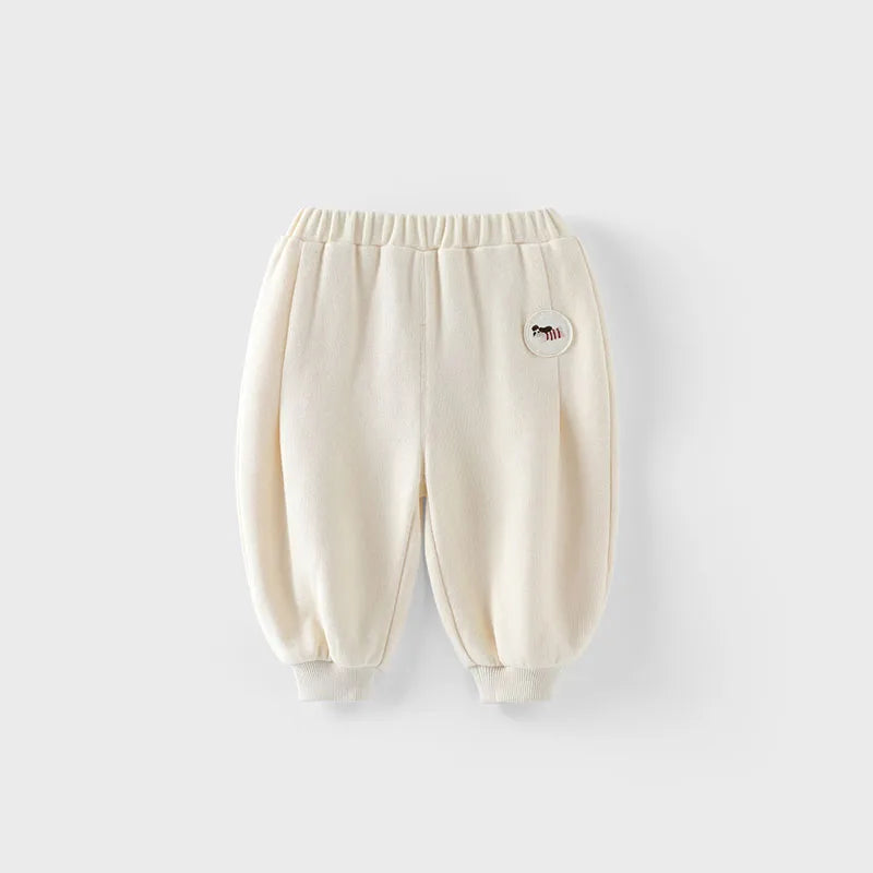 New Autumn Boys Girls Dog Baseball Uniform Cartoon Embroidered Pattern Kids Coat Fashion Children Clothes Pants 9M-5T Unisex