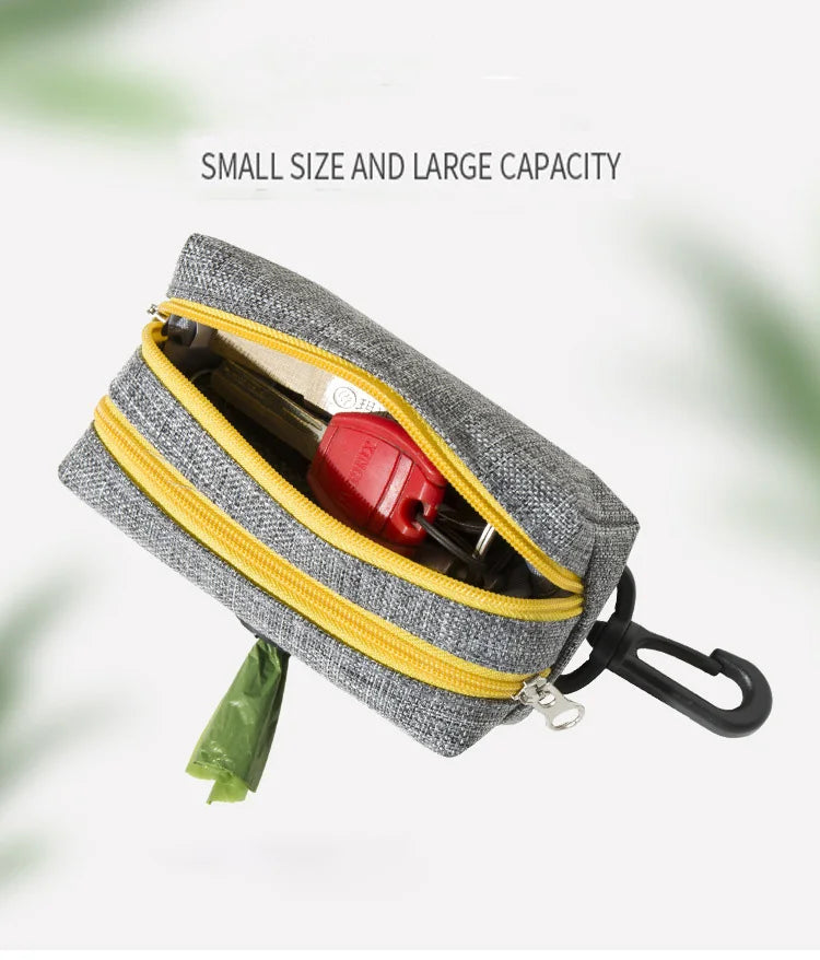 Pet Dog Poop Bag Holder Leash Attachment Mini Dogs Cleaning Tool Travel Garbage Bag pets Waste Poop Bags Dispenser
