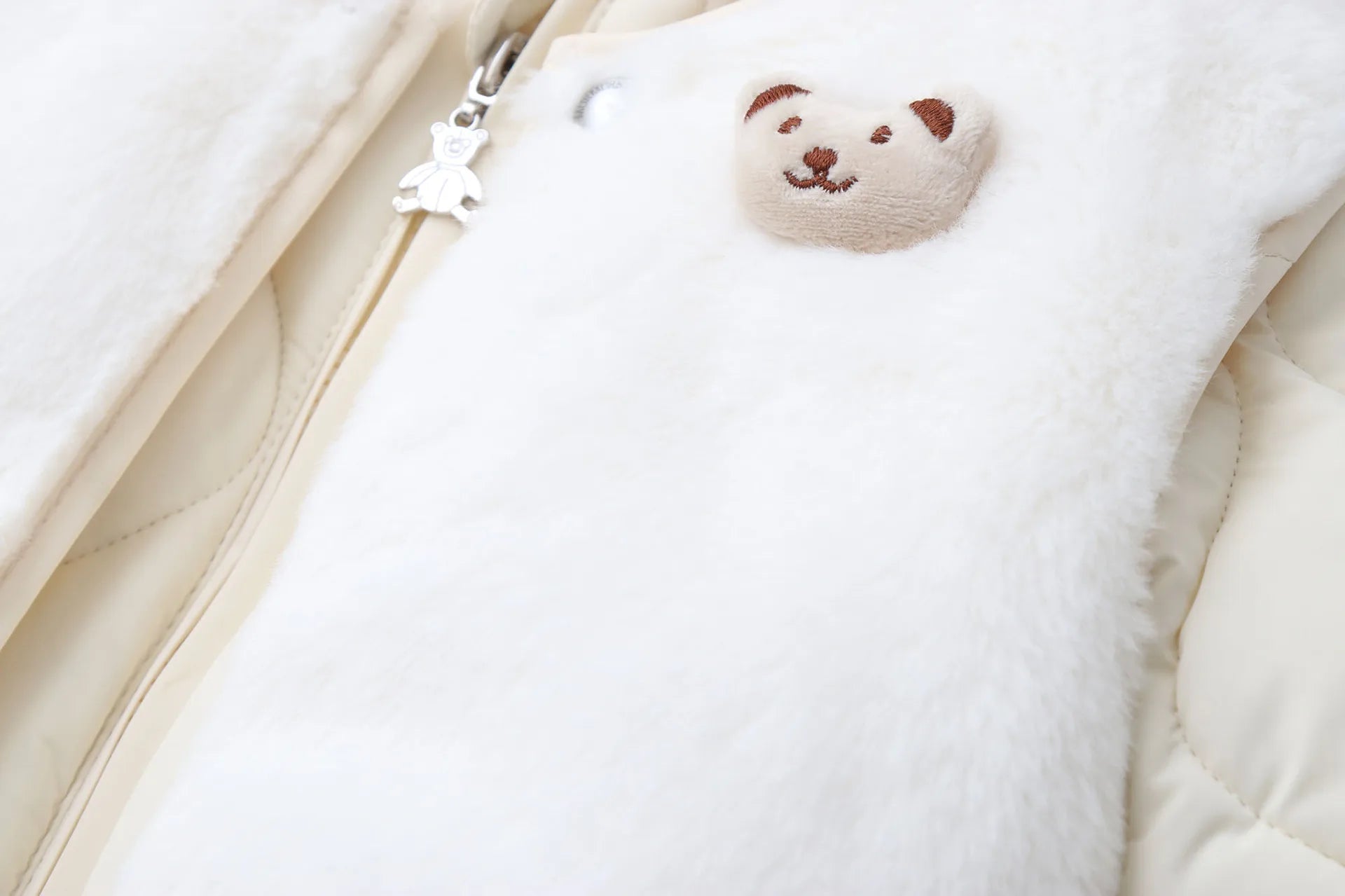 Baby's 2Pcs Winter Warm Clothes Thicken Fleece Rompers Jumpsuits Fur Lining Footie and Vest Snowsuit For Toddlers 0-2Y