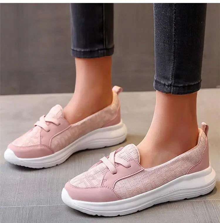 Women's Sneaker Fashion Walking Shoes Women Vulcanized Shoes Slip On Women Casual Shoes Soft Sneakers Woman Zapatos De Mujer