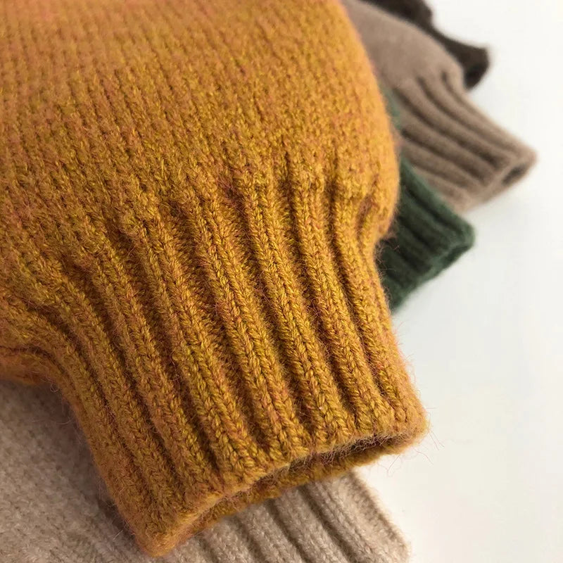 Kids Baby Clothes Sweaters Pullover Cartoon Boys Girls Knitwear Korean Style Children Infant Pullover Outwear 1-6Y Unisex