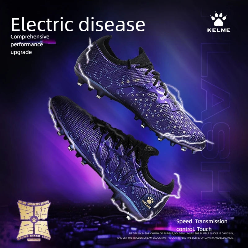 Adult football boots Men's Disease Electric 3.0 Short Spikes Soccer shoes Children's MG Professional Match Training Shoes
