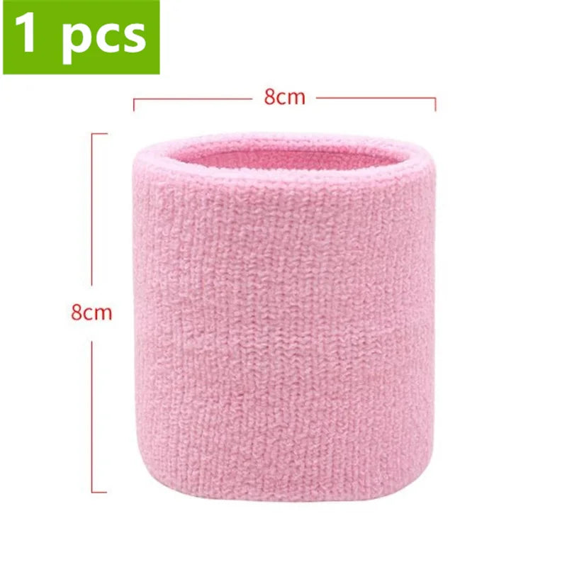 1/10pcs Wrist Support Band Wristband Sport Bracers Sweat Towel Cuff Tennis Wrist Guard Protector Strap Fitness Run Sweatband Gym