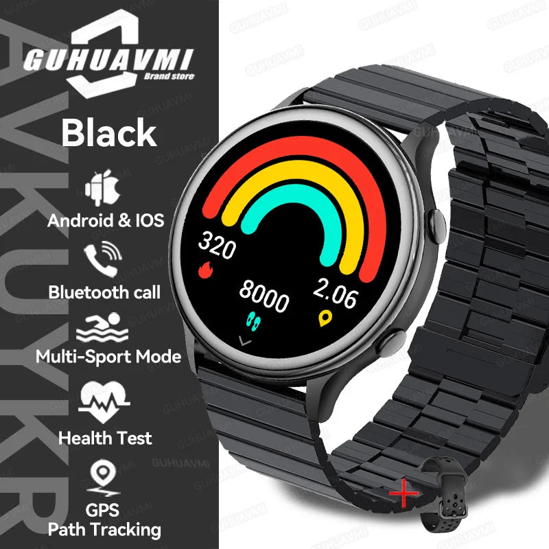 2025 Mini Smart Watch Dames 1,27-inch 360*360 AMOLED HD-scherm IP68 Waterdicht Hartslag Bloedzuurstof Smartwatch - Compatibel met HUAWEI IOS