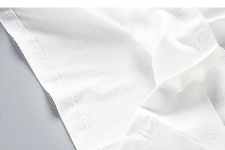 Autumn New American Retro Long Sleeve O-neck Contrast Splicing T-shirt Men's Fashion 100% Cotton Washed Old Casual Sport Tops