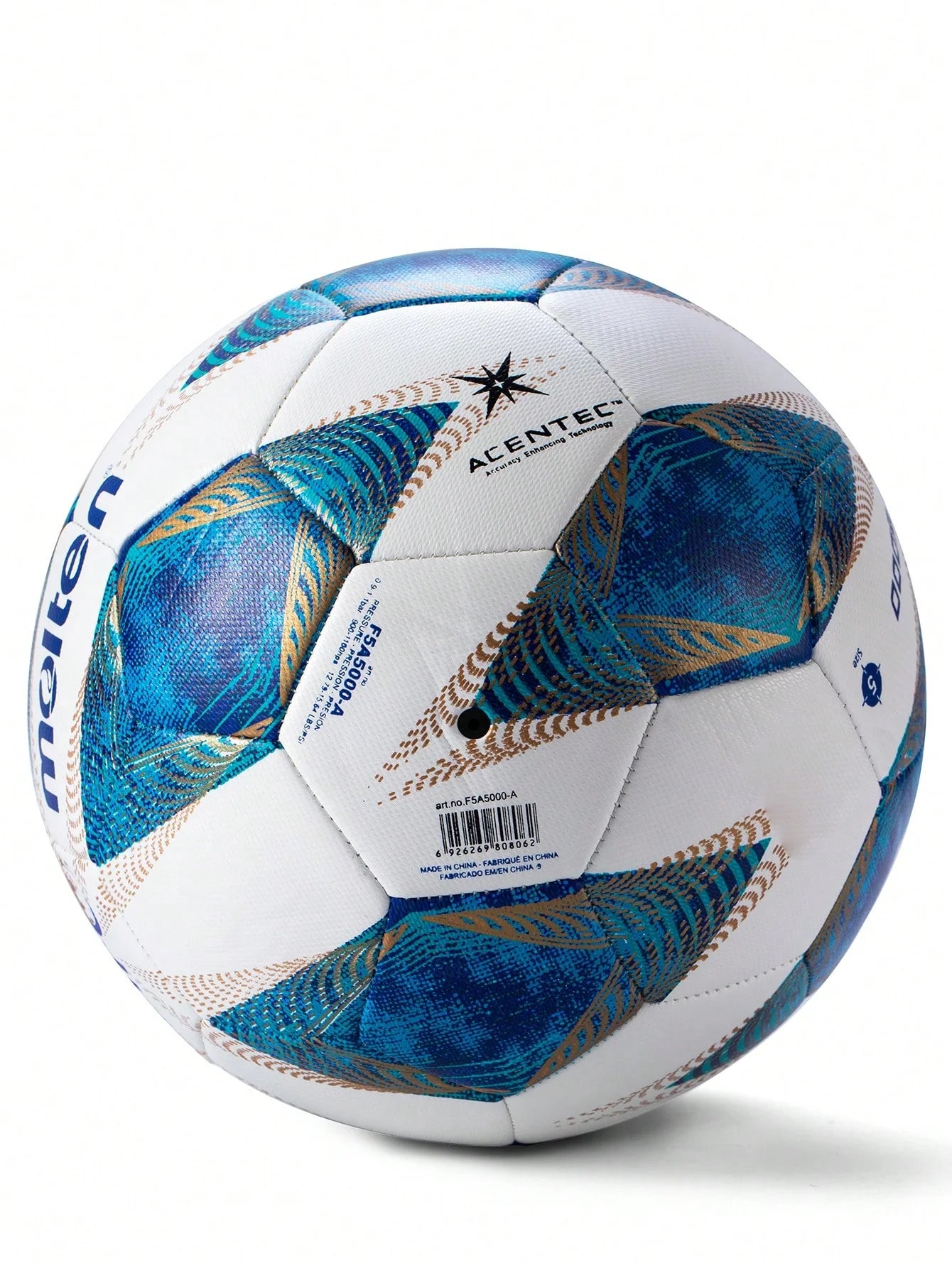 1 st. Gesmolten voetbalballen, officiële maat 5, buitenvoetbalwedstrijdtrainingscompetitiebal en voetbalballen, officiële maat 5 buitenvoetbal