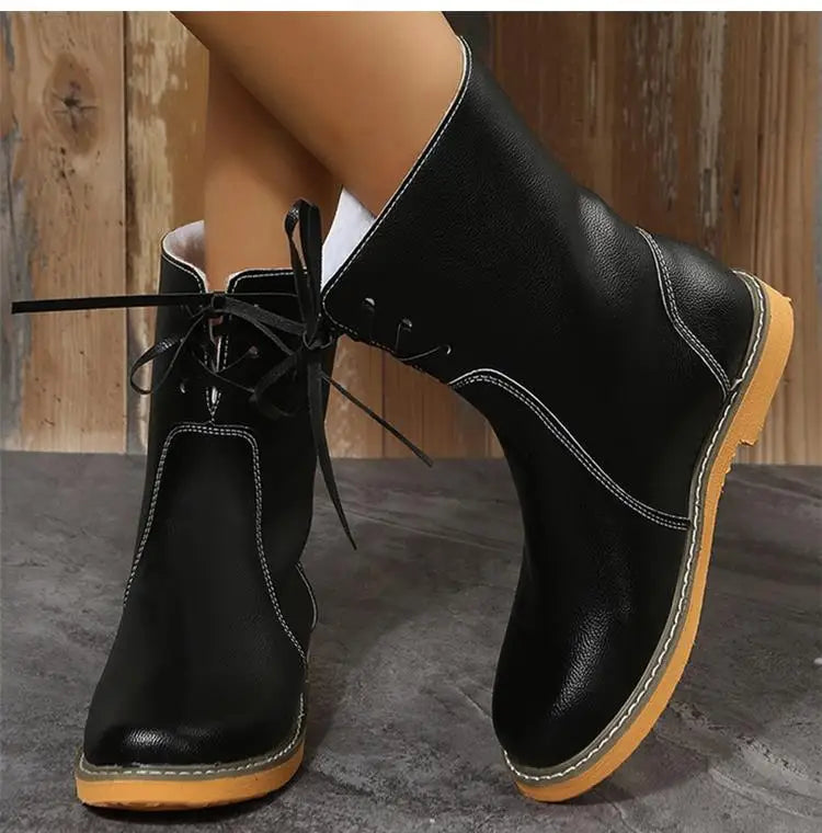 Snow Women's Boots 2025 Trend Shoes Woman Warm Fur Women Shoes Casual Long Boots Soft Botas Mujer High Winter Boots Women