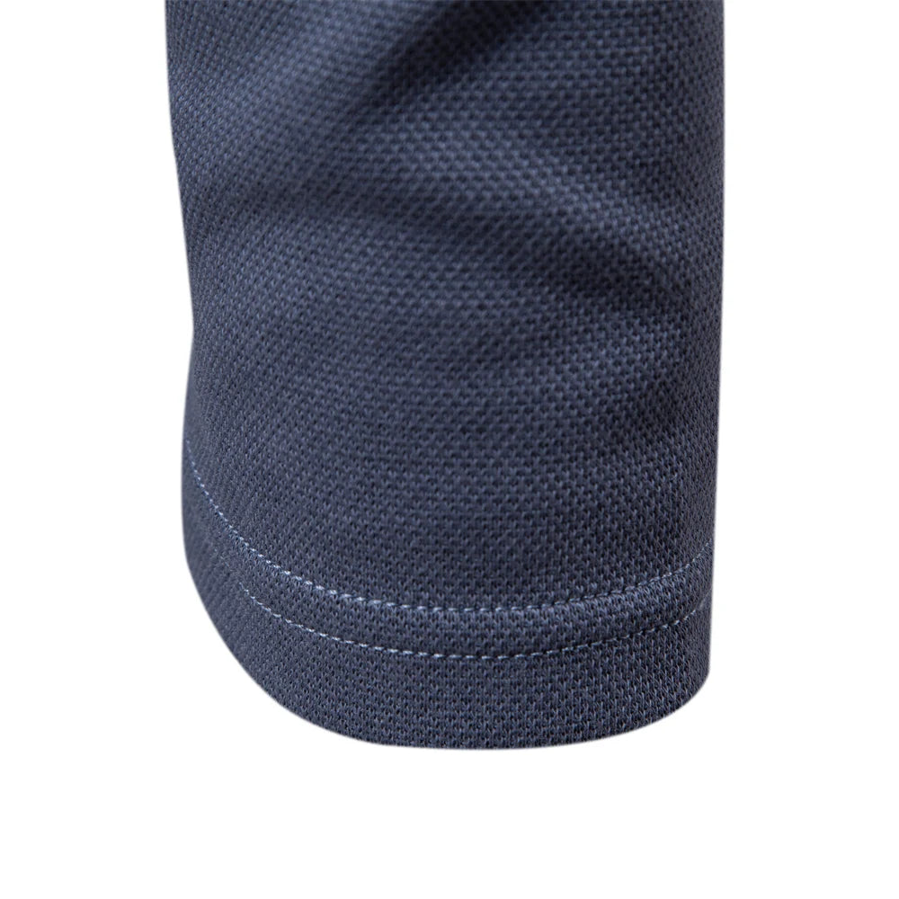 Men's Embroidery Polo Shirt Fashion Neck Turn Down Collar Casual Social Polo Shirts Luxury Golf Shirt For Men