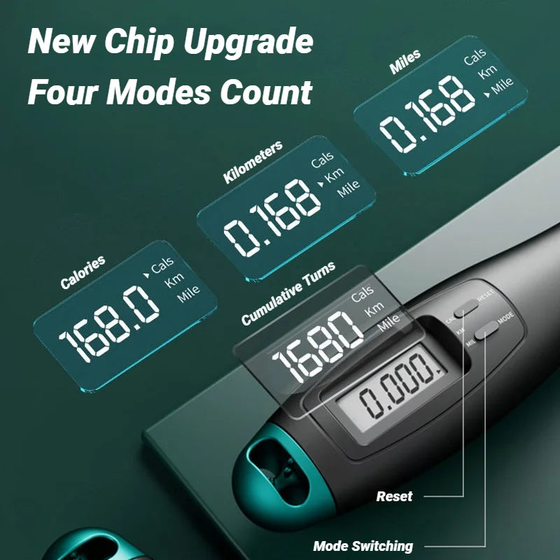 Adjustable Fitness Steel Jump Rope For Skipping And Gym Exercises - Home Sporting Equipment