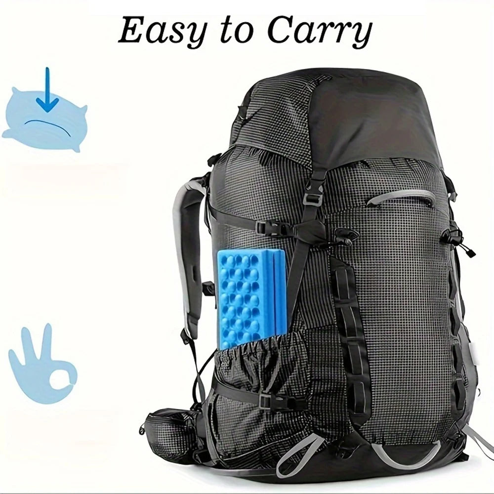 Camp Cushion Outdoor Hiking Massage Mat Camping Training Moisture-proof Pad Honeycomb Massage Mat Park Foldable Picnic Sitting