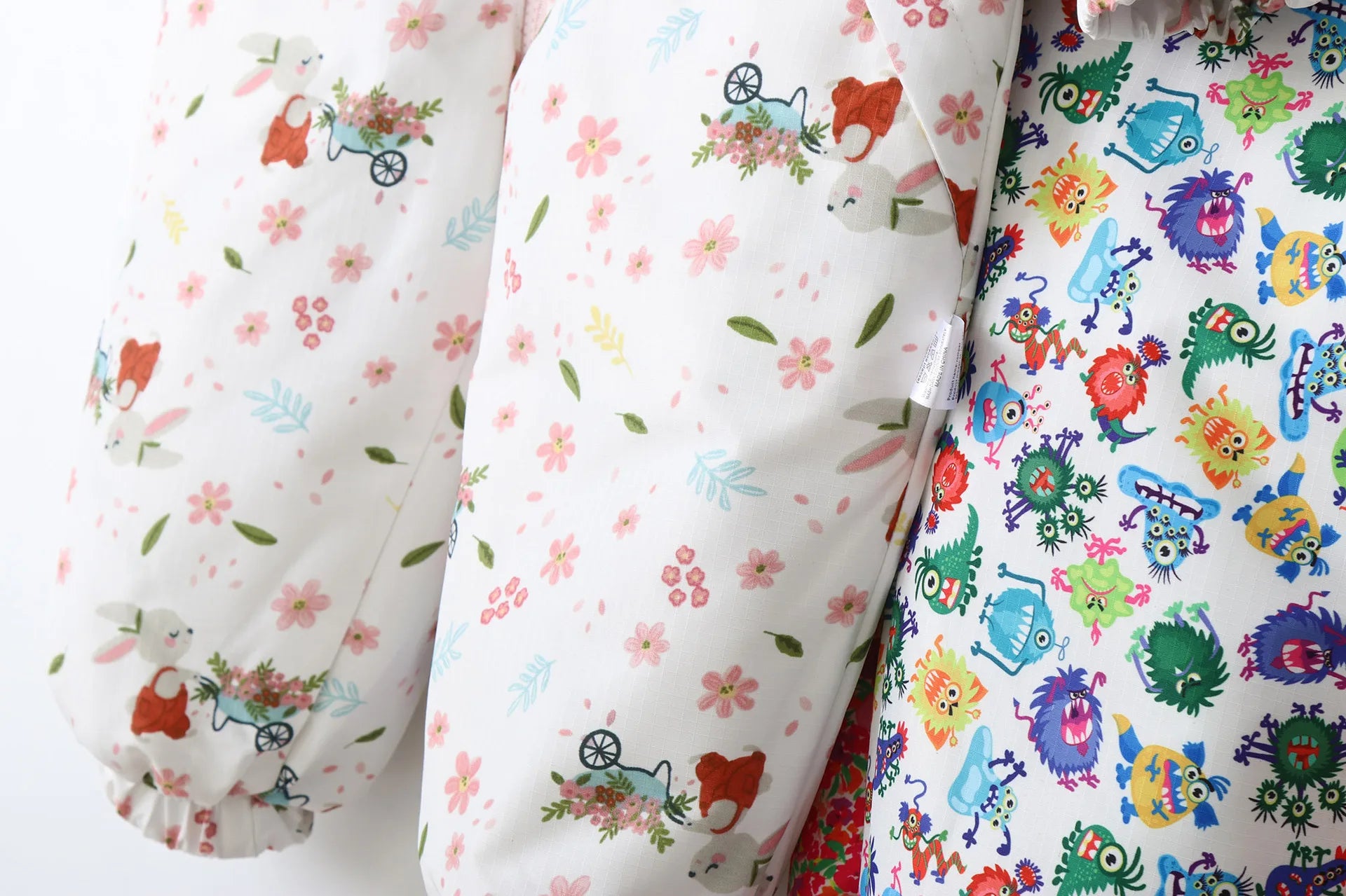 Kid's Snowboard Clothing 2024 Winter Children's Snow Suit Girls Floral Printed Ski Suit Boys Fur Lining Hooded Snowboard Coats 4-6Y Unisex