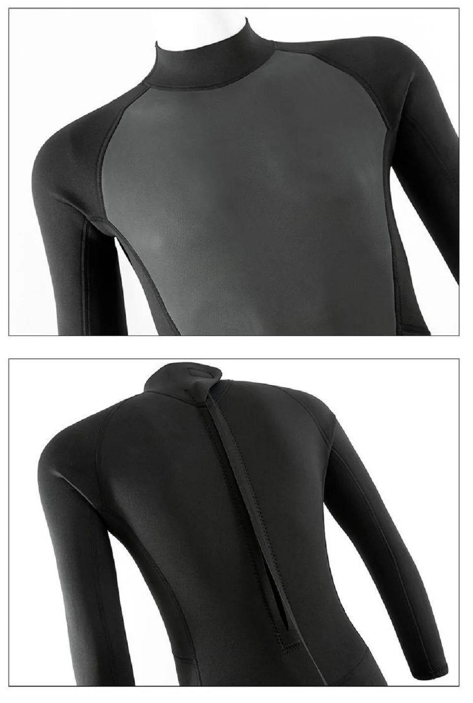 Thermal Swimming Full Body Wetsuits For Freediving Swimming, Surfing, Snorkelling, & Spearfishing - Sizes 3mm/2mm Neoprene