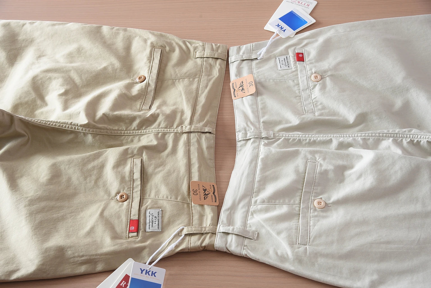 2025 Zomer Nieuwe Amerikaanse Retro Dunne Micro-Elastische Casual Broek Heren Eenvoudige 97% Katoenen Slim CHINO Business Rechte Broek