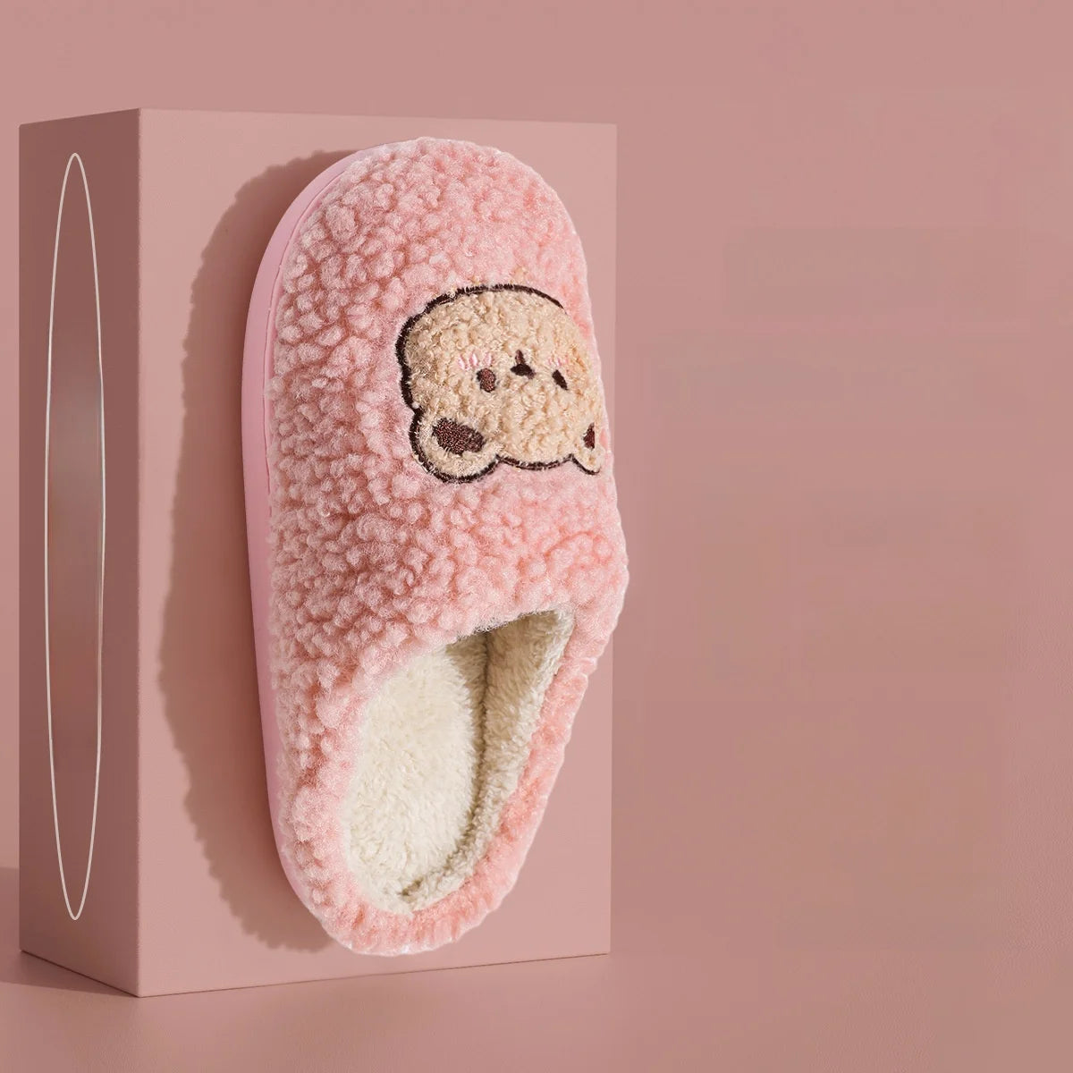 Unisex Slippers House Shoes Cartoon Winter Shoes Warm Anti-Slip Soft Bottom Shoes For Kids Size 36-41