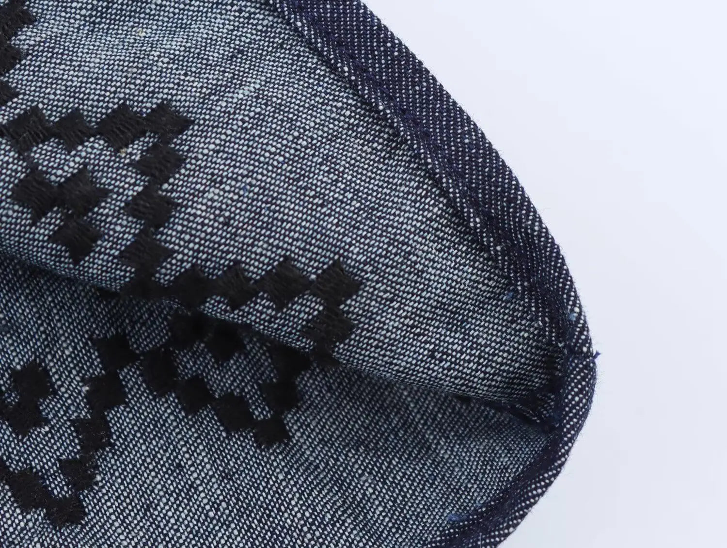 Vintage Women Long Sleeve V Neck Embroidered  Blouse Spring Summer 2025 Streetwear Tops Blusas Mujer