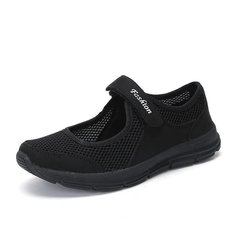 Sneakers For Women Breathable 2025 New Fashion Flat Soft Woman Vulcanize Shoes Mesh Fabric Women Shoes Female Footwear