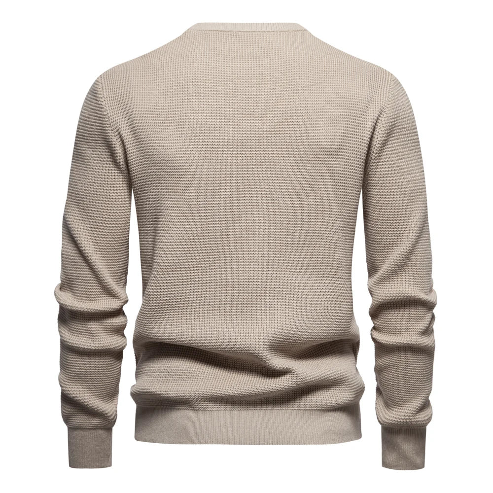 Mode Gestreepte Jeugdtrui voor Heren Casual Pullover Kwaliteit Gebreide Trui Heren Winter Lange Mouw
