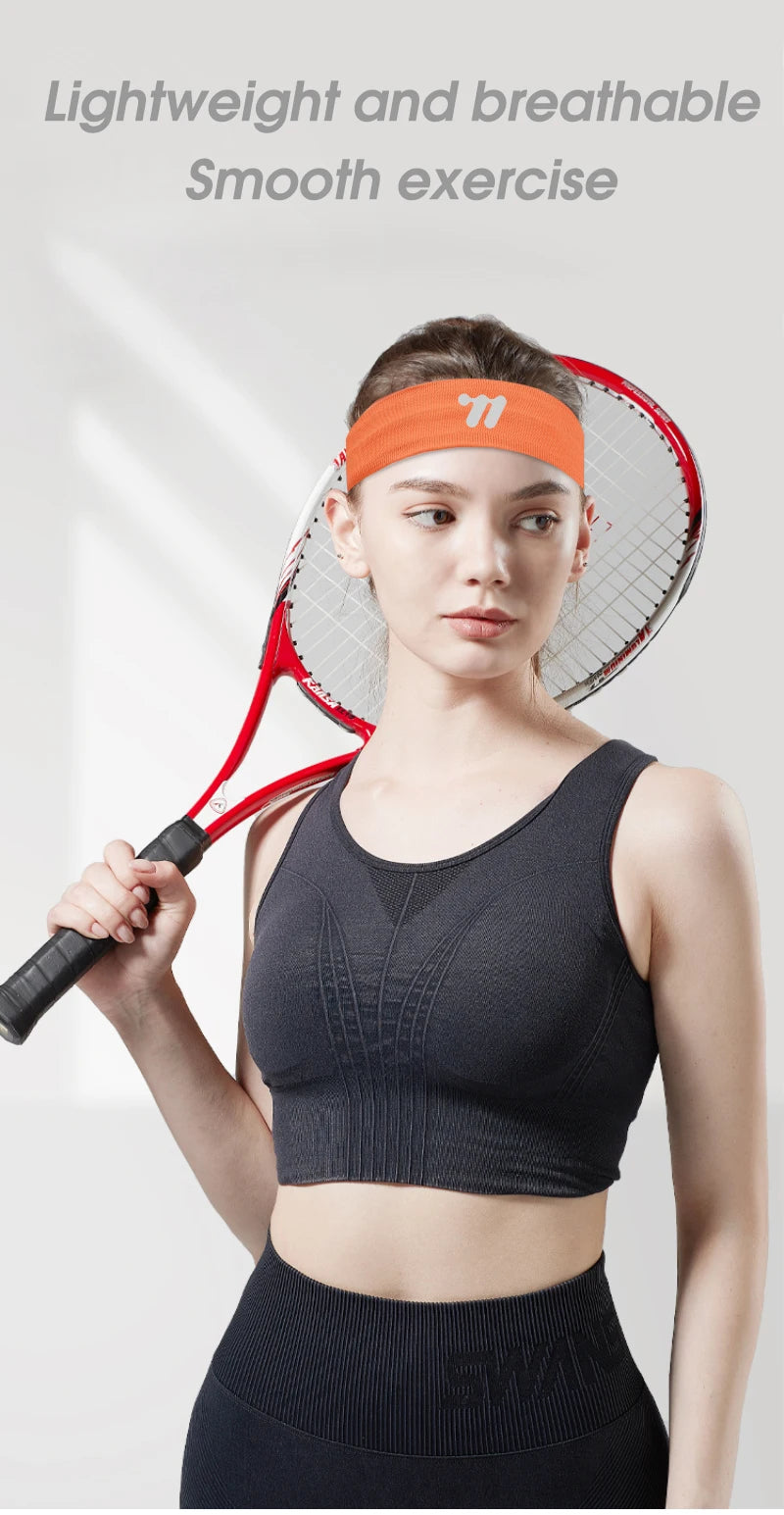 Sport Sweatband Moisture-Wicking Breathable Elastic Headband Fitness Gym Running Basketball Cycling Headscarf