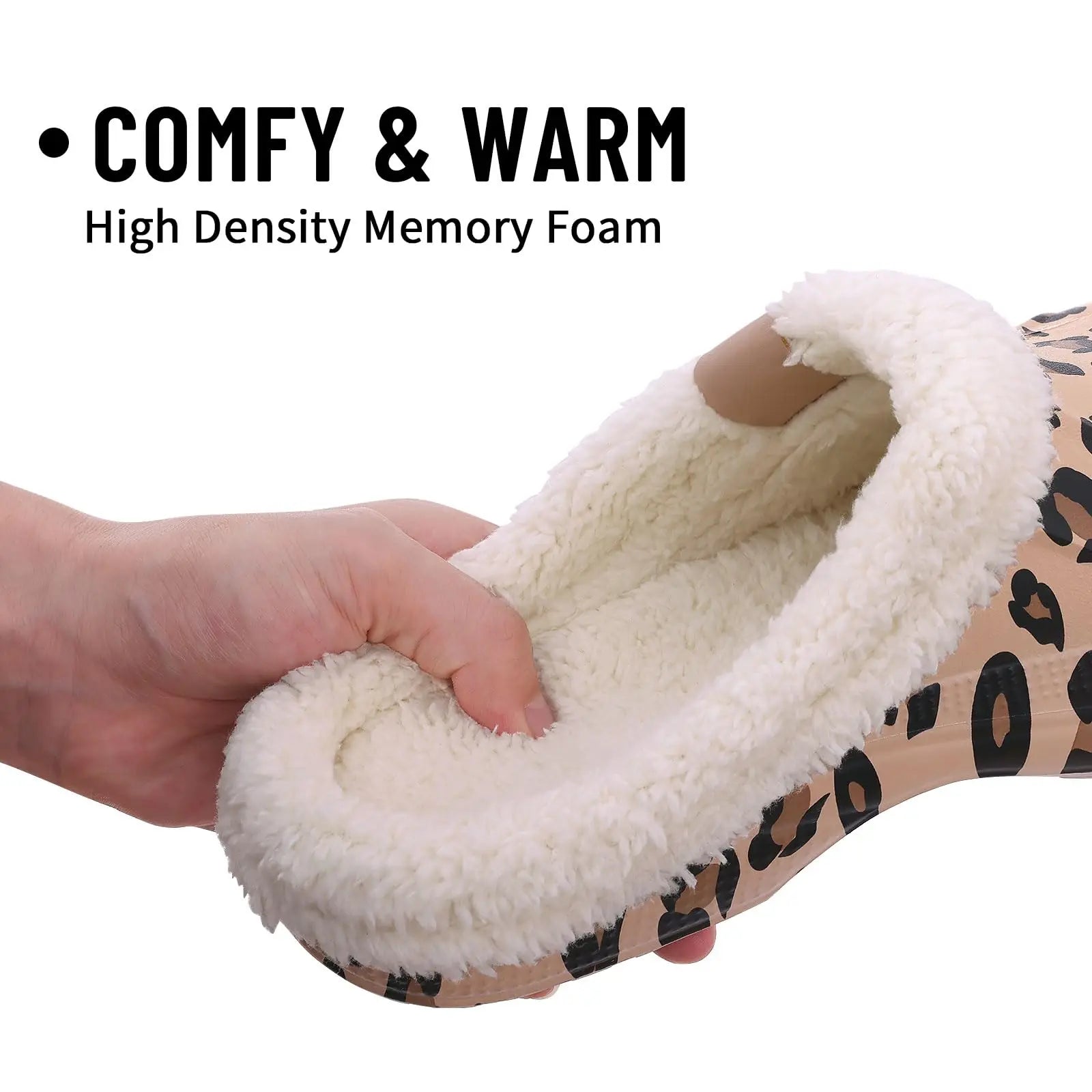 Unisex Winter Plush Garden Shoes Fur Clogs Slippers With Soft Furry Waterproof For Outdoor Cosy Fuzzy Home Use For Men & Women