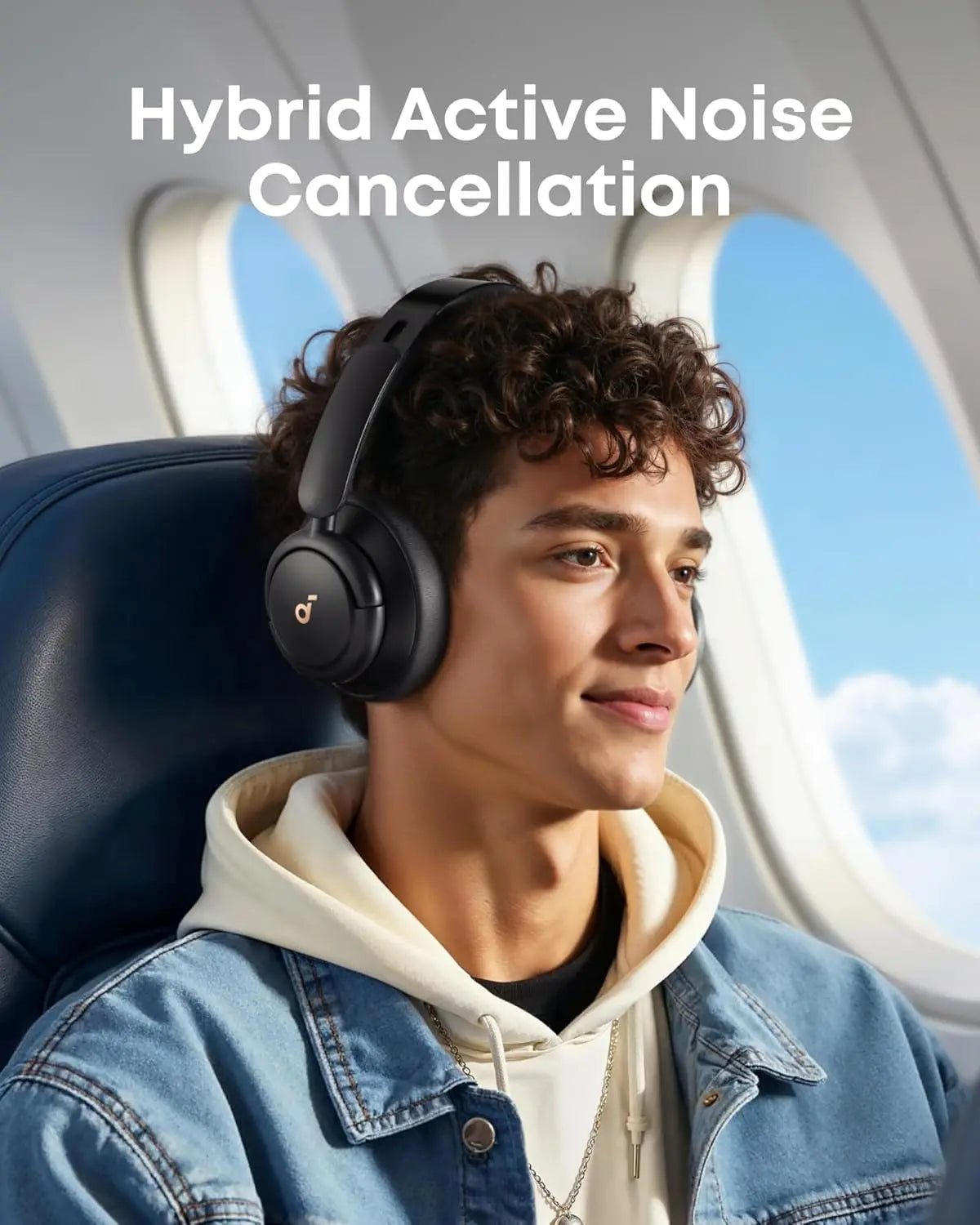 Soundcore by Anker Life Q30 Hybrid Active Noise Cancelling Headphones Wireless Bluetooth Headphones Over Ear Headset Earphone