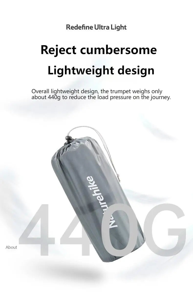 Naturehike R5.8 Inflatable Mattress Thermal Insulation Air Cushion for Hiking Outdoor Sleeping Bed Pad Ultralight Folding Mat