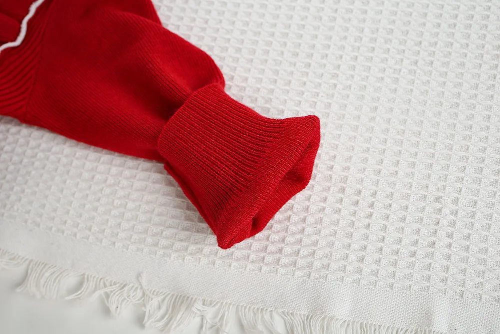 Autumn Kids Knit Dress Cute Solid Colour Girls Sweater Thin Children Clothes Baby Princess Dress 9M-5T Girls