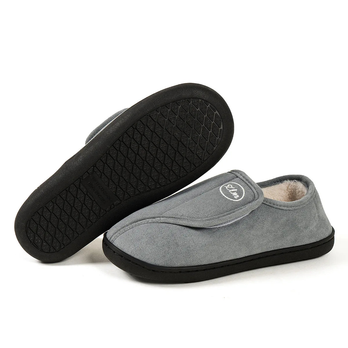 Unisex Winter Warm Cotton Slippers Outdoor Anti-Slip Faux Fur Cotton Shoes For Indoor Soft Cosy Plush Flat House Shoes For Men & Women