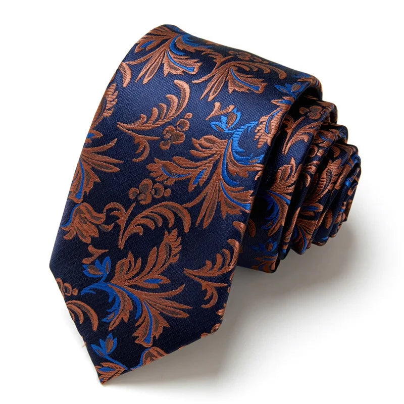Men's Business Neckties Men's Stripe Plaid Floral Blue Wedding Ties Jacquard Woven Men Neck Jacquard Ties Vintage Accessories