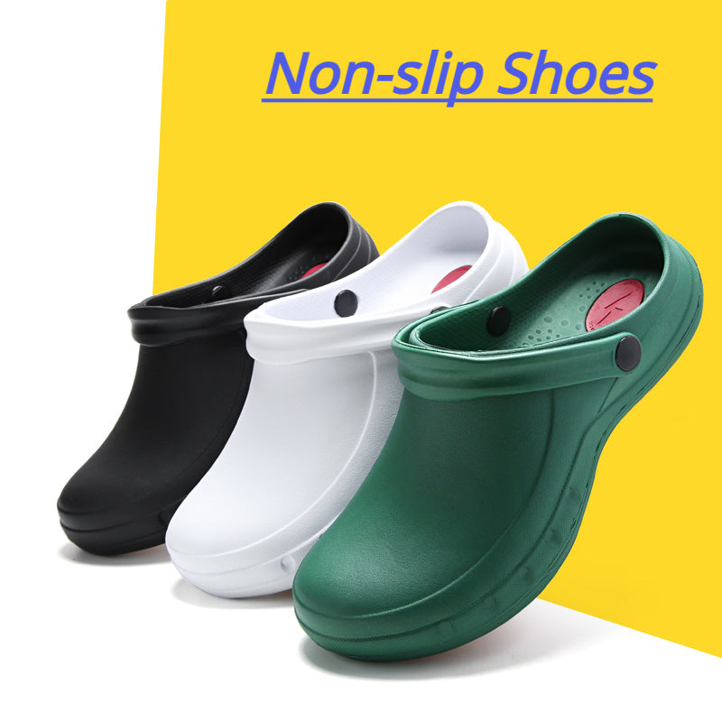 Lightweight Slip-resistant EVA Chef Shoes Sandals for Men - Ideal for Doctors Nurses Kitchen Restaurant Hospital Lab Settings