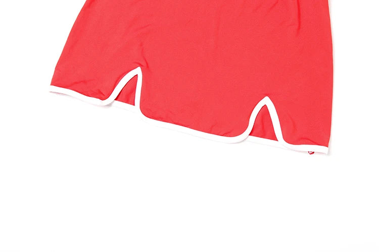 Casual, eenvoudig dames 2-delig trainingspak, skinny tanktops + rokken met onregelmatige zoom, bijpassende stretch streetwear-outfits