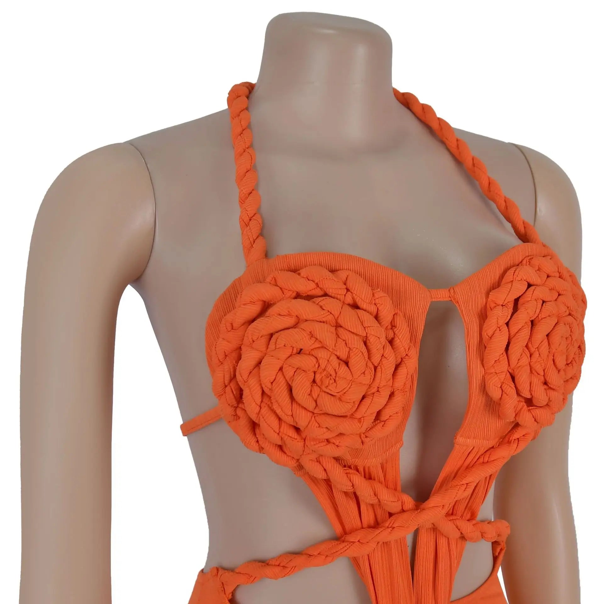 Bohemen gebreide dames maxi-jurk 2025 zomer halter vetersluiting rugloze split schede vestidos strandvakantie gewaad