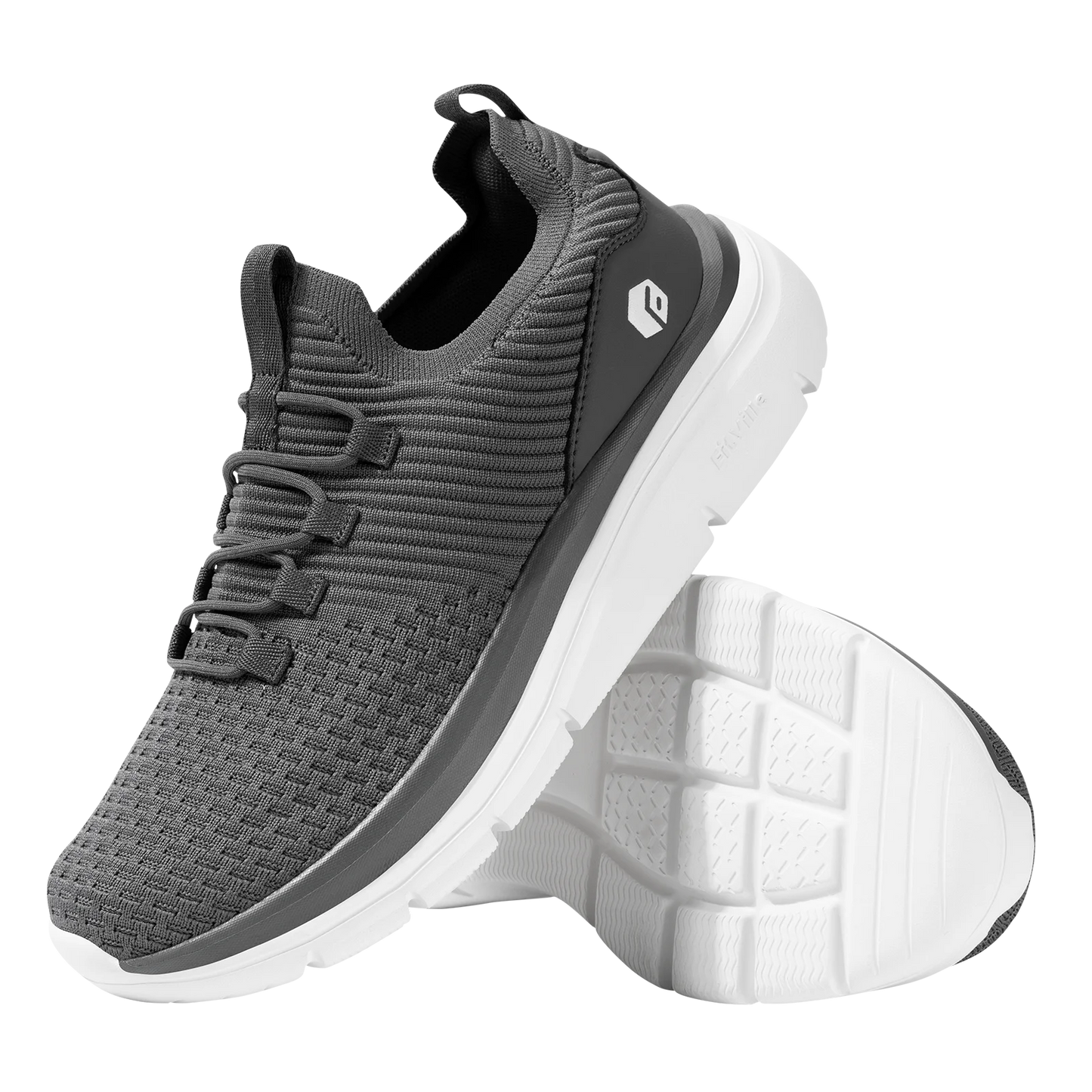 Men's Shoes Slip on Walking Sneakers Lightweight Wide Width for Flat Feet Plantar Fasciitis Heel Pain Relief