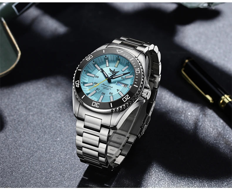 Yelang V1032 Automatic Movement Men Watch 300m 30Bar Waterproof Dive Watches for Man Luminous 44MM  V1032