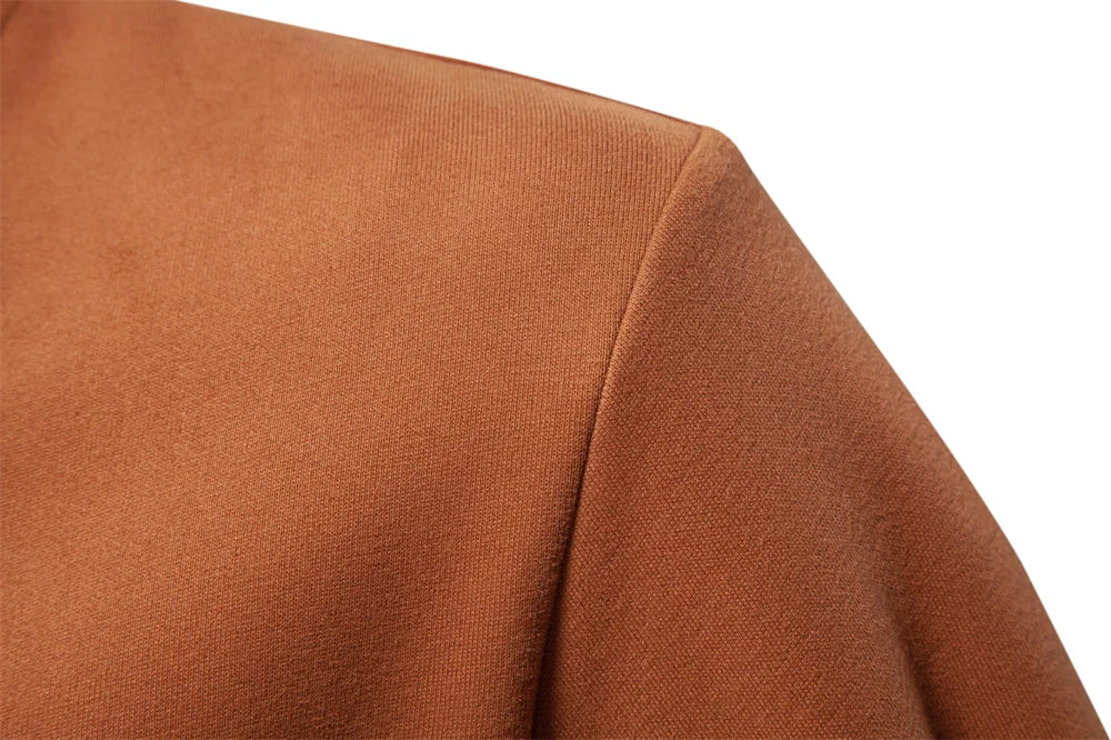 Men's Mock Neck Quarter Zip Sweatshirts Patchwork Casual Pullover Cotton-blend Sweatshirt for Men