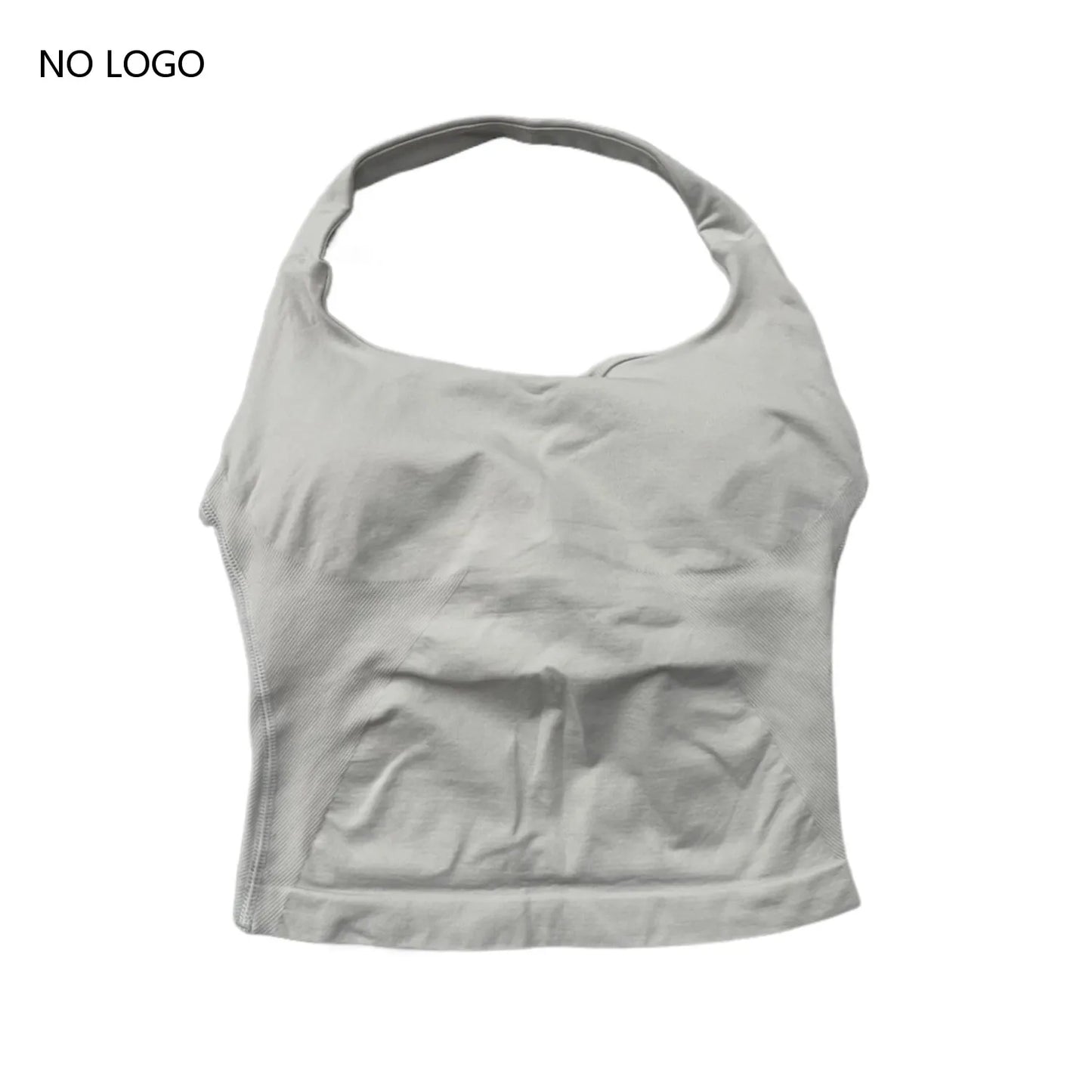 Impact Halter Top Sportswear Woman Gym Push-Up Bra Backless Yoga Tank Top Fitness Workout Activewear Gym Clothes Sports Shirts