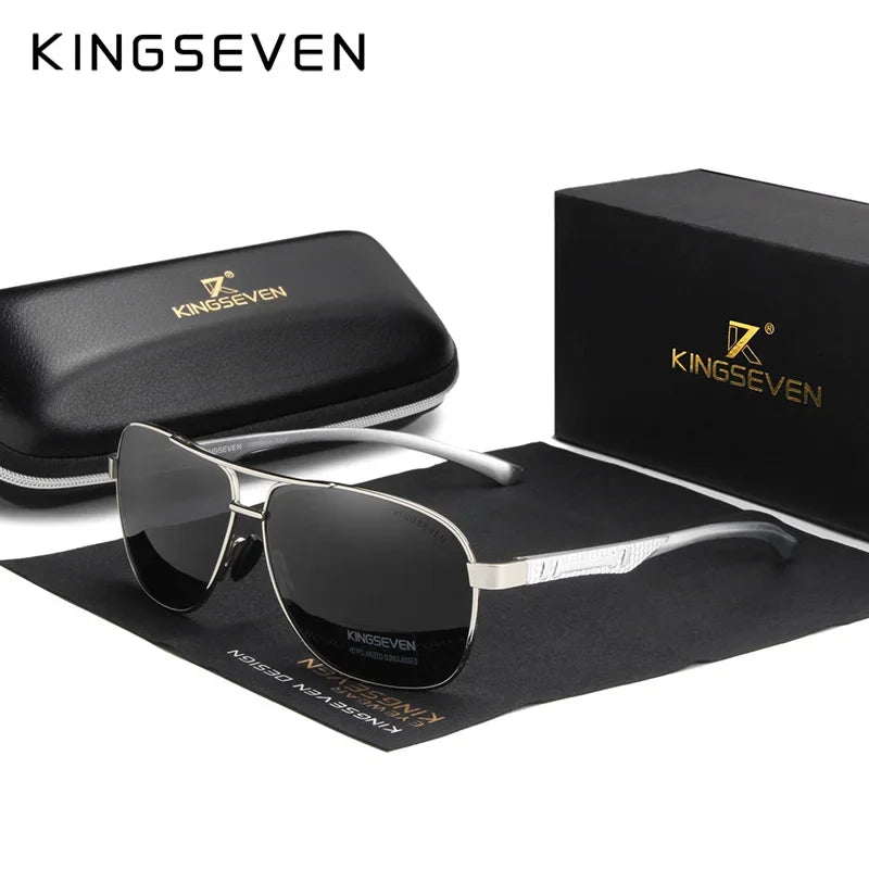 Polarized Aluminum Pilot Sunglasses UV400 HD Lens Men Women Photochromic Outdoor Eyewear Anti-Reflective Night Vision