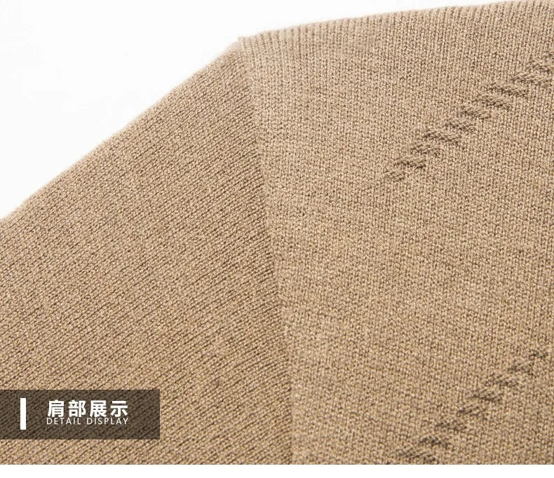 Men's High-End Woollen Designer Knitted Pullover Sweater, Casual Graphic Trendy Korean Brand, and Male Jumpers