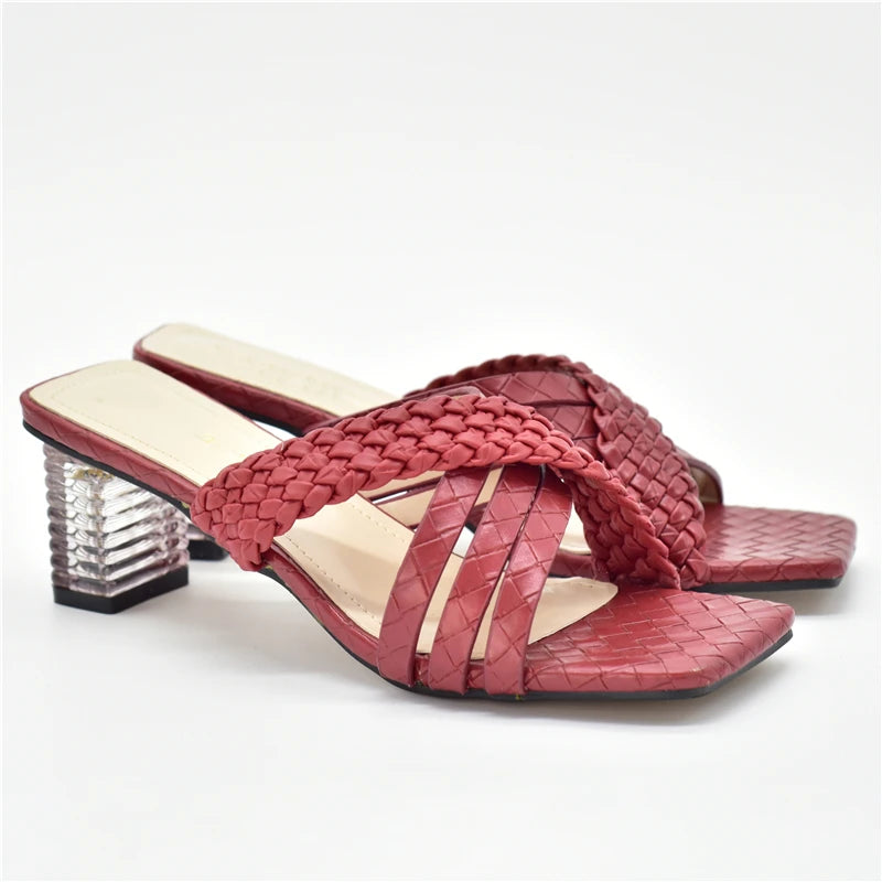 Ladies Shoes and Sandals Plus Size Women Shoes 43 High Heels Sexy Elegant Slip on Closed Toe Heels Women Party Pumps