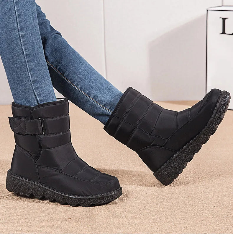 Boots Women Snow Casual Shoes Woman Waterproof Boots For Women Keep Warm Women's Boots Plush New Botas Mujer Winter Shoes