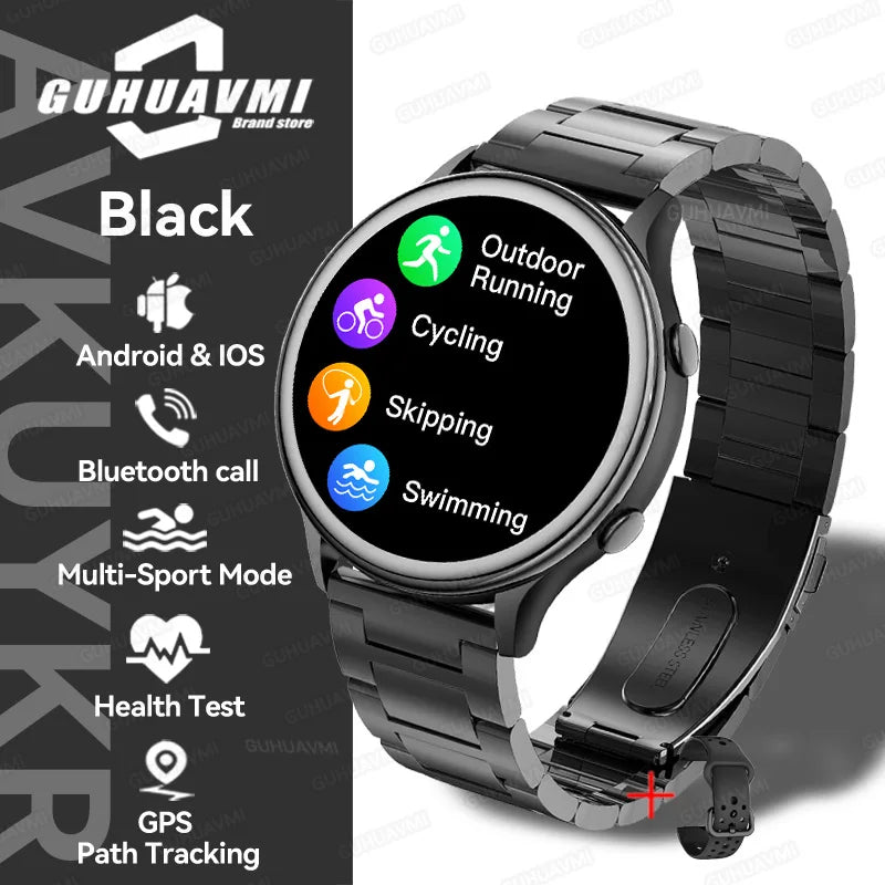 2025 Mini Smart Watch Dames 1,27-inch 360*360 AMOLED HD-scherm IP68 Waterdicht Hartslag Bloedzuurstof Smartwatch - Compatibel met HUAWEI IOS