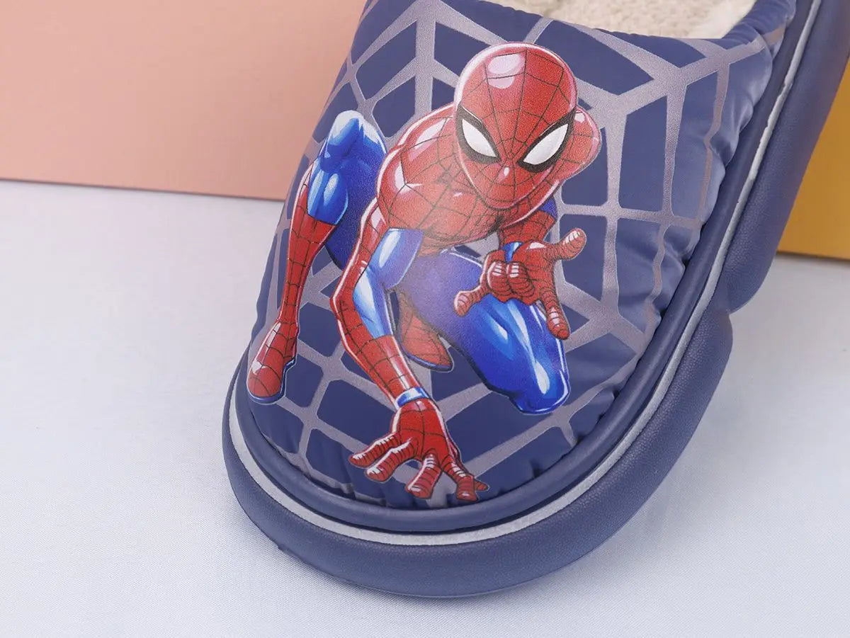 Boys' Winter Warm Cartoon Slippers Pantoffle Enfant Baby Boys' Shoes Size 26-37