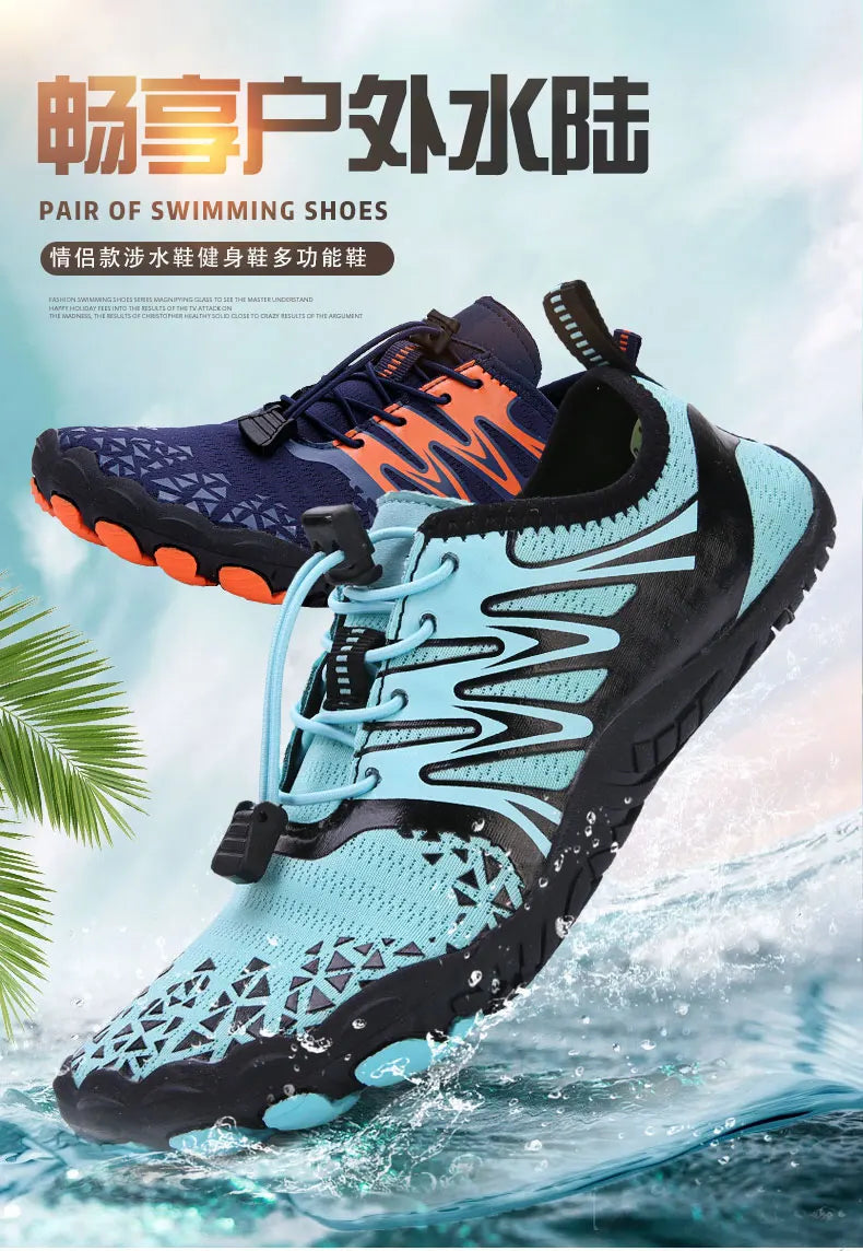 Unisex Quick-Dry Water Shoes – Breathable Aqua Beach & Diving Shoes for Swimming, Hiking & Outdoor Water Sports