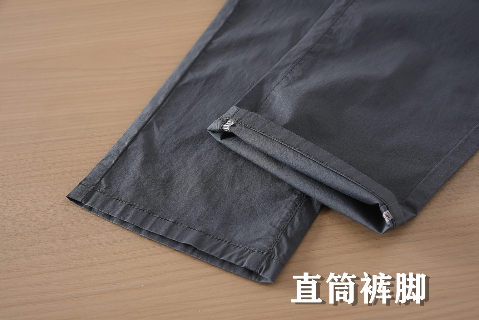 2025 Zomer Nieuwe Amerikaanse Retro Dunne Sneldrogende Elastische Forensenbroek Heren Eenvoudige 97% Katoenen Gewassen Casual Rechte Broek