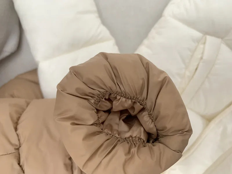 Winter Kids Parkas Korean Style Girls Boys Fur Coat Hoodie Boys Thicken Outerwear 7T Unisex