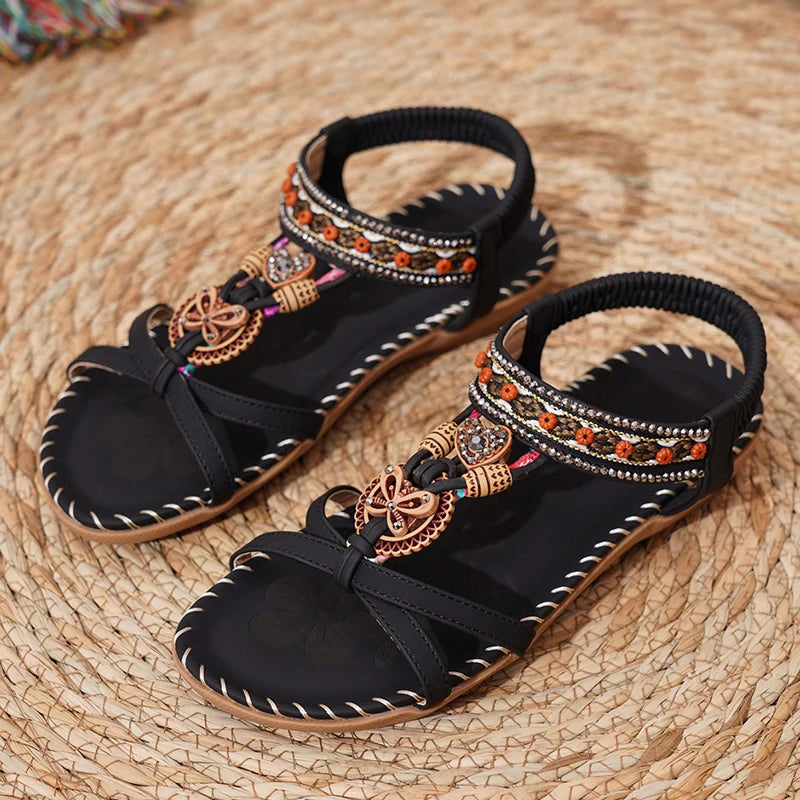 Sandals Women Shoes Summer Soft Shoes Woman Retro Women's Sandals Platform Sandals Woman Elegant Female Sandal Women Footwear