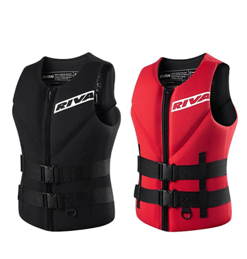 Adult Life Jacket Vest – Buoyancy Safety Vest for Kayaking, Surfing, Wakeboarding, Boating & Water Sports