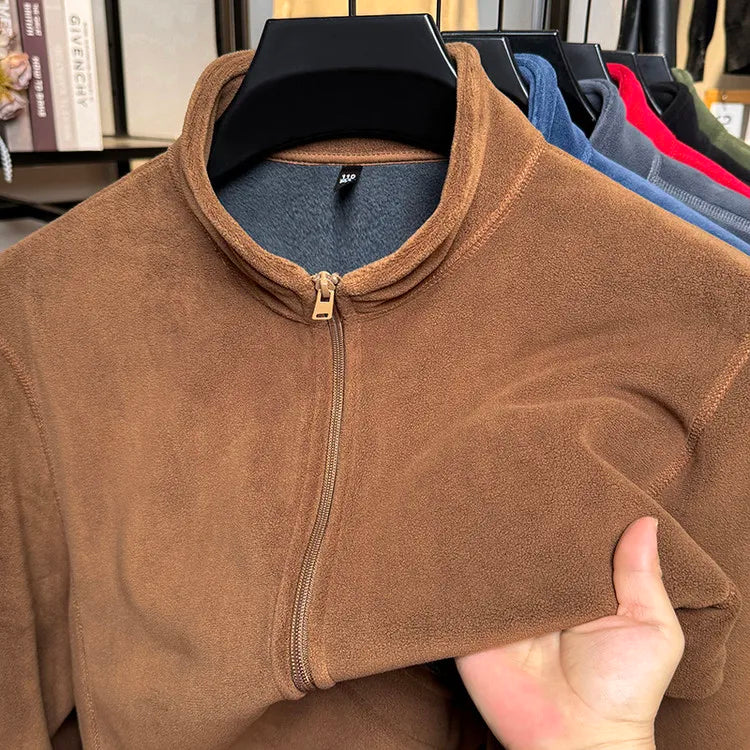 Men's Winter Premium Fleece Jacket - Soft & Warm Top-Ranked Male Essential Casual Top