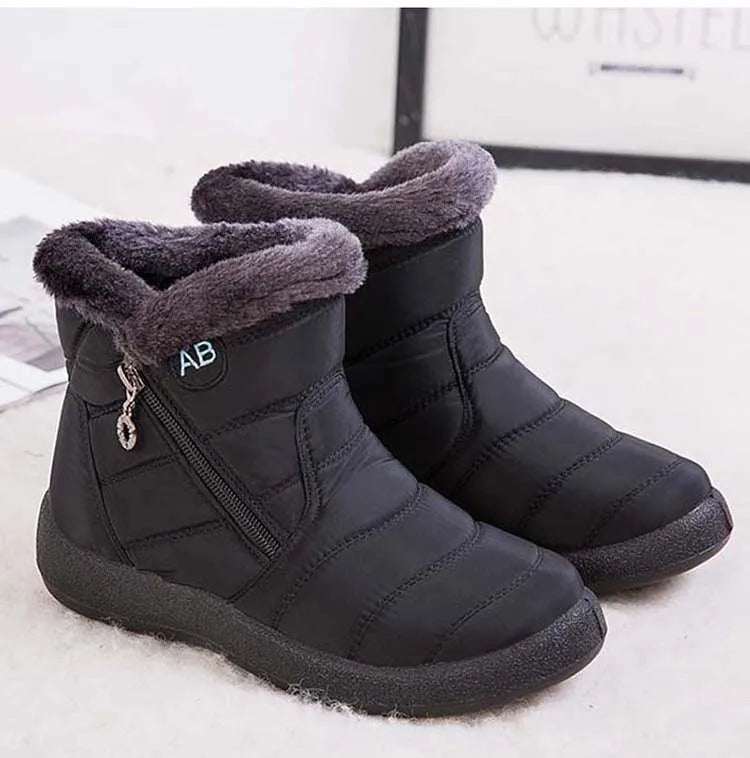 Snow Boots Women Comfortable Ladies Shoes Waterproof Shoes For Women Zipper Women Shoes Soft Keep Warm Winter Boots Botas Mujer
