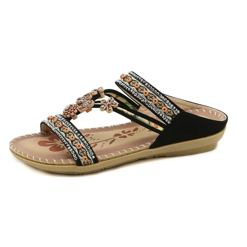 Woman Shoes Sandals Summer Fashion Slip On Ladies Shoes Outdoor Women's Sandals Platform Retro Sandalias Mujer Women's Slippers